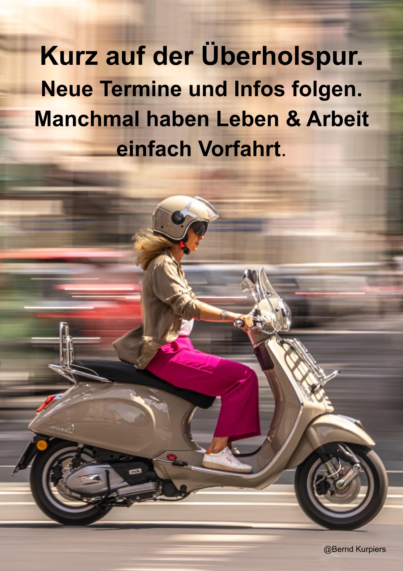 Sonja Hottelmnn Rheinprofil Überholspur Sonja Hottelmann von Rheinprofil. Ankündigung der neuen Termine.